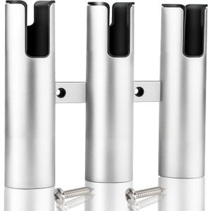 3/4 Tube Aluminum Fishing Rod Holders, 3/4 Link Wall-Mounted Pod Rack, Be Suitable for Marine Boat
