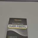 Hair Fibers for Thinning Hair and Refill (45g, Black) - Root Touch Up & Hair Powder For Gray Hair Cover Up - Instantly Thicker & Fuller Look - Completely Conceals Hair Loss in 15 Seconds