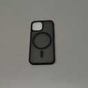 JETech Magnetic Case for iPhone 14 Plus 6.7-Inch Compatible with MagSafe, Translucent Matte Back Slim Shockproof Phone Cover (Black)