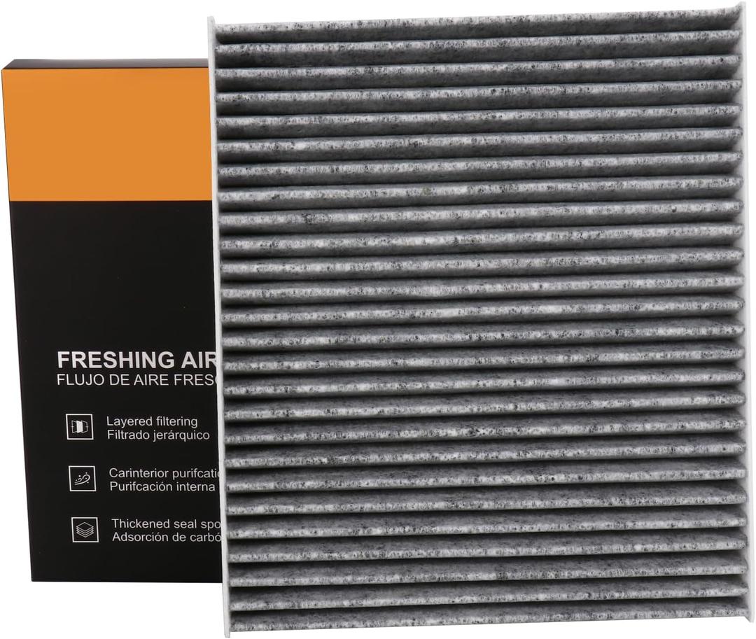 6 x Cabin Air Filter CP157(CF12157) Replacement for Toyota/Mazda/Subaru RAV4, Prius, Highlander, Sienna, Lexus RX, NX, ES,Crosstrek, Mazda CX-9 - Fits 2016-2025, Activated Carbon 87139-58010