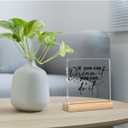 Motivational Gift for Women Men Mentor, Mental Health Awareness, Self Love Gifts, Positive Affirmation Sign Acrylic Desk Sign Decor FOR