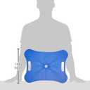 Champion Sports Scooter Board  Choice of Handles or No Handles, Durable Plastic Scooters for Youth Gym & PE Class, Indoor & Outdoor Play, Non-Marring Wheels, Multiple Sizes & Colors (16 Inch (With Handles), Blue)