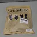 SHAPERX Women's Seamless Shapewear Bodysuit Tummy Control Body Shaper Waist Defining Body Suit (XX-Large-3X-Large, Black (Mid Thigh))