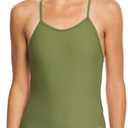 Sporti Micro Back One Piece Swimsuit (26, Olive)