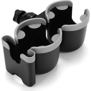 Accmor Stroller Cup Holder with Phone Holder, Bike Cup Holder, Universal Cup Holder for Uppababy Nuna Doona Strollers, 2-in-1 Cup Phone Holder for Walker Wheelchair Scooter Accessory