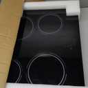 24 Inch Electric Cooktop - 4 Burner Glass Electric Stove Top 6000W, 24 Inches Built-in Ceramic Stovetop with Timer, Safety Lock, Pause, Touch Control, 220V - 240V Hard Wire(No Plug)