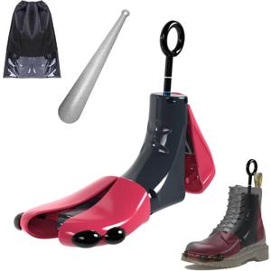 Shoe Stretcher Women Men, 4-Way Boot Stretcher, Adjustable Unisex Shoe Widener & Expander (Pack of 1) (Rose Red(1 Pack for Women Size 6-11, Men's 5-9.5))