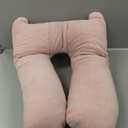 Car Pillow for Kids, Memory Foam Travel Pillow for Car and Adults, Kid Travel Pillows for Sleeping on Road Trip, Small Body Pillow for Kids (Pink)