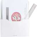 Marbrasse 2 Pack Magnetic File Holder - Paper Holder, Pocket Organizer,Hanging Wall File Organizer Office Supplies Storage, Magazine Mail Organizer Case for Notebooks,Planners,Letter (2 Pack)