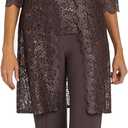R&M Richards Women's Elegance De Nuit Pant Set, 16 Plus