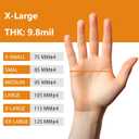 General Medi Nitrile Industrial Gloves with Raised Diamond Texture, 100 Count Thick (XL)