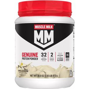 Muscle Milk Lean Muscle Vanilla Creme Protein Powder, 1.93 Pound (Pack of 1) (EXP 02/08/26)