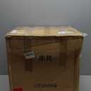 CHSSIH Vanity Stool Chair for Makeup - Small Backless Leather Stool for Vanity - Modern Ottoman Bench Seat with Metal X Legs, Footstool for Bathroom & Living Room - Gold