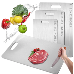Titanium Cutting Board 2025 New Upgrade 100% Pure Titanium Cutting Boards for Kitchen - Double-Sided Food-Grade Chopping Board Non-Stick Durable and easy to clean (18 x 12 in) Titanium Cutting Board 2025 New Upgrade 100% Pure Titanium Cutting Boards for Kitchen - Double-Sided Food-Grade Chopping Board Non-Stick Durable and easy to clean (18 x 12 in)
