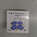 Interactive Cat Toys for Indoor Cats,[Newly Upgraded] Rechargeable Touch Activated Hide and Seek Kitten Toys for Bored Indoor Adult Cats with Fluttering (Blue)