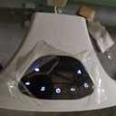 Baby Swings for Infants, Monamii Baby Swing, Bluetooth Infant Swing with Music Speaker, 5 Speeds and Remote Control, Indoor & Outdoor Use (Light Grey)