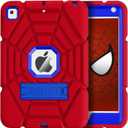 Grifobes For IPad Mini 5/4 Case 2019/2015, Heavy Duty Shockproof Cover with Stand for iPad mini 5th / 4th Generation 7.9 inch for Kids Boys (Red/Blue)