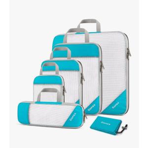 Compression Packing Cubes, Gonex Extensible Storage Mesh Bags Organizers Compression Packing Cubes, Gonex Extensible Storage Mesh Bags Organizers