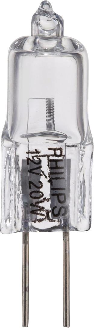 1 Pc Philips 20W 12V Clear G4 Base T3 Halogen Landscape & Cabinet Light Bulb