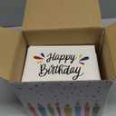 100 Birthday Cards, Happy Birthday Cards Bulk with Short Message Inside, 5x7 Inch Thick Card Stock Assorted Birthday Cards with Envelopes,10 Unique Designs for Men and Women 