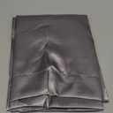 Bedsure Satin Pillowcases, Similar to Silk Pillowcase 2 Pack,Cooling Pillow Case for Sleeping Women with Envelope Closure, Gifts for Women Men, Dark Grey, Queen Size, 20x30 Inches, 2pcs