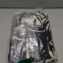 CHICME Women's 2 Piece Outfits Abstract Print Batwing Sleeve V Neck Top with High Slit and Loose Wide Leg Pants Set (X-Large)