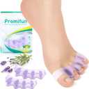 Promifun Toe Spacers for Women and Men - 8 Pack Toe Separators for Correct Toes - Toe Spreaders with Lavender Extract for Gifts - Walking, Running & Yoga Practice