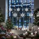 Brightown Snowflake Icicle Christmas Lights, Model: DMI-I-192