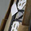 Nicetree Shoe Storage Cabinet with 2 Flip Drawers, Freestanding Shoe Organizer, Shoe Cabinet with Metal Legs, Narrow Shoe Rack Cabinet, Farmhouse Slim Shoe Cabinet for Entryway, Hallway, Rustic Gray (Grey)