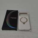 TORRAS Ostand Q3 Silicone for iPhone 17 Pro Max Case, Fit for MagSafe, 360 Spin Stand, Soft Liquid Silicone Cozy Grip, Camera Control, Protective Case for iPhone 17 Pro Max for Women, Ivory Gold