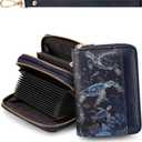 Sea Turtle Credit Card Holder for Women,Accordion Wallet