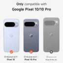 SURITCH for Google Pixel 10/10 Pro Phone Case, Compatible with MagSafe, Protective Cover with Camera Cover & Adjustable Metal Kickstand for Pixel 10/10 Pro 2025 -Dark Blue
