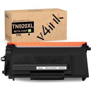 v4ink Compatible TN920XL Toner Replacement for Brother TN920XL TN920 XL Toner Cartridge for Brother HL-L5210DN HL-L5210DW HL-L5215DW HL-L6210DW HL-L6217DW HL-L6310DW HL-L6415DW HL-EX415DW MFC-L5710DN
