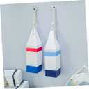 Mediterranean Buoy Ornament Wall Pendant 11In Nautical Hanging Decor for Beach Theme Living Room Bedroom Bathroom