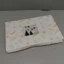 OBBOLO 11 Pcs Paper Christmas Trees and Hanging Ornaments, White Sage Green and Brown Christmas Paper Honeycomb Decor for Xmas Home Decor Indoor and Table Centerpiece