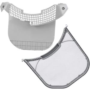 ADQ56656401 Filter Kit for LG & Lint Screen Housing LG Dryer Lint Filter Replacement DLEX3250W & Compatible Models 2-Piece Assembly Fits MCK49049101 ABS Frame with Stainless Mesh