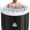 Ice Bath Tub,155 Gallons Inflatable Cold Plunge Tub for Athletes' Recovery - Portable Outdoor Polar Pod Recovery Solution,39.3'' x 29.5'' 