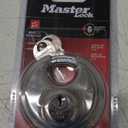 Master Lock 40D Stainless Steel Discus Padlock with Key (1 Pack)