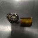 Thank You Tags,100pcs Heart Paper Gift Tags with String (Black)