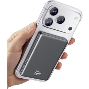 2026 for Magsafe Portable Charger iPhone, Ultra Slim Magnetic Power Bank Fast Charging, Wireless Battery Pack 10000mAh, 20W Powerbank Compatible with i-Phone Air 17/16/15/14/13/12 Series,Jet Black