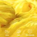 12 Pack Lemon Yellow Cheesecloth Table Runner 10Ft Spring Gauze Cheese Cloth Table Runner 35x120 Inch Boho Sheer Rustic Fabric for Party Decor Baby Shower Wedding Decorations
