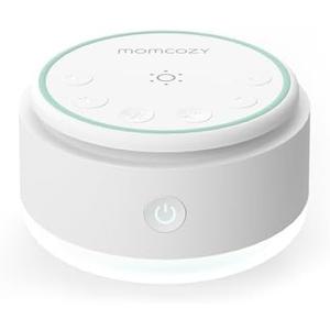 Momcozy Sleep Sound Machine, Portable White Noise Sound Machine for Baby with Nursering Night Light, 20 Soothing Sounds Noise Machine, Dimmable Night Light