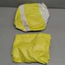 Comfy Floats 2 Pack of Giant Inflatable Yellow Stripe Tube Floats, Donut Style Pool Floats - Yellow and White