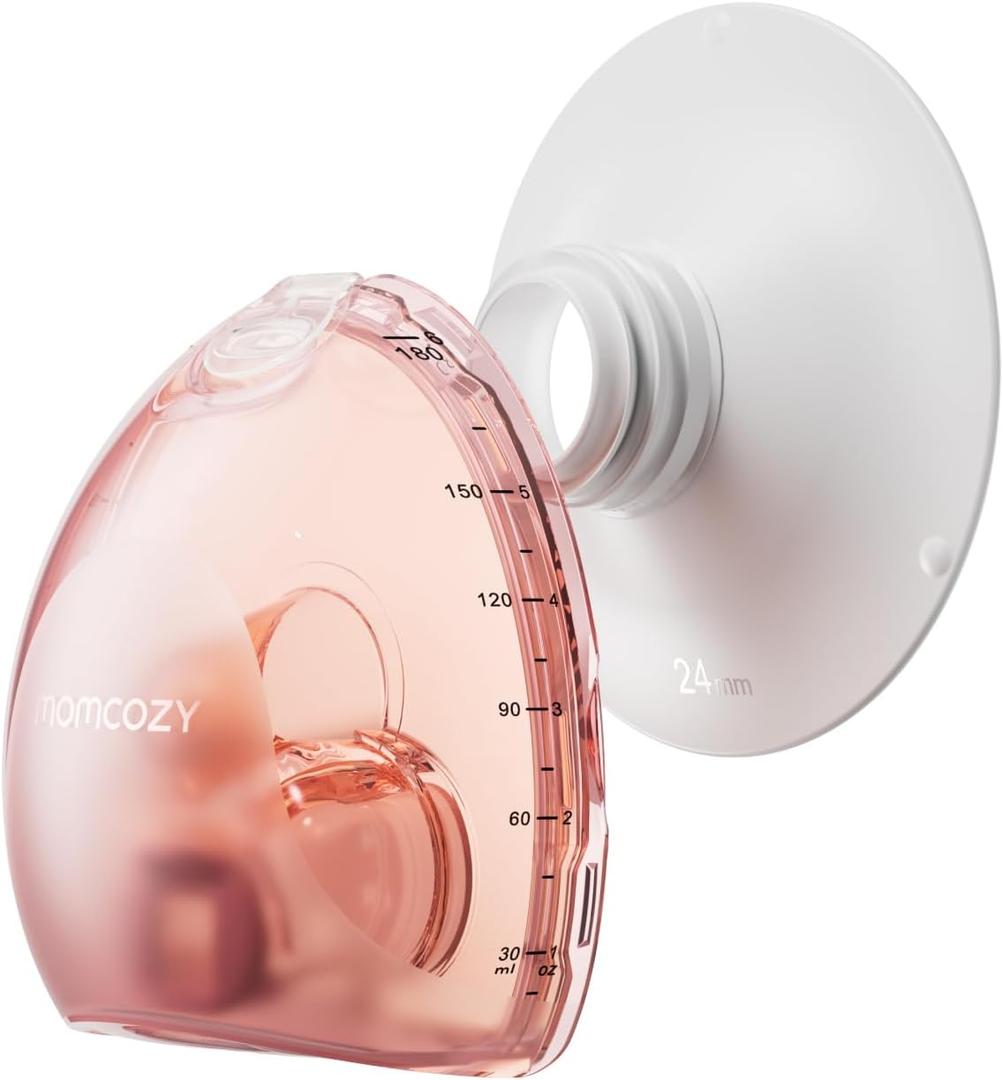 Momcozy Air 1 Single Collector Cup Full Set, Replacement Parts Only Compatible with Momcozy Air 1 (NOT for Others), 24mm Flange, 1 Pack (Not a Pair)