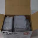 40 PCS Food Storage Containers with Lids Airtight, 100% Leakproof Plastic Meal-Prep Containers Reusable(20 Containers & 20 Lids),Microwave and Dishwasher Safe, Includes Labels & Pen