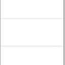 NextDayLabels - Pack of 500 Sheets, 8-1/2 x 11" Letter Size Perforated Paper (White, Perf @ 3-2/3" and 7-1/3")