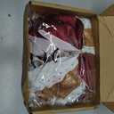 8 PCS Large Glitter Cheer Bows 8" Rhinestones Hair Bows Sparkly Cheerleading Softball Team Bow Hair Ponytail Holder Accessories for cheerleaders football Competition Sports- Maroon Gold