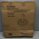 UBP18181-BR 18-Inch Cast Stone Umbrella Base, Made from Rust Free Composite Materials, Bronze Powder Coated Finish