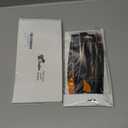 2 Pack Basketball Party Decorations 3.3 x 6.6 ft Basketball Foil Fringe Curtains Black and Orange Photo Backdrop for Sports Party Birthday Race Day