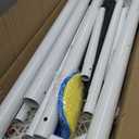 Soccer Goals for Backyard Soccer Goal 12x6 Big 10x6.5 8x6 6x4FT Soccer Goals for Youth Adults and Kids Large Metal 2" Goal Post with Agility Ladder and Target Net Soccer Cones Practice Equipment